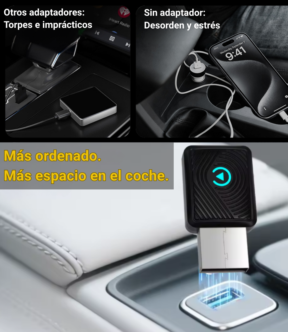 SwiftLink Lite Adaptador USB para Carplay y Android Auto