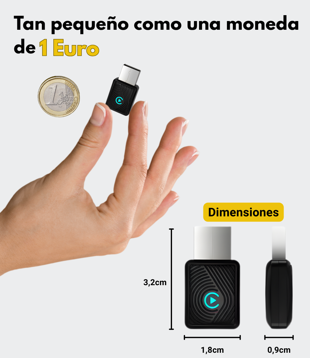 SwiftLink Lite Adaptador USB para Carplay y Android Auto