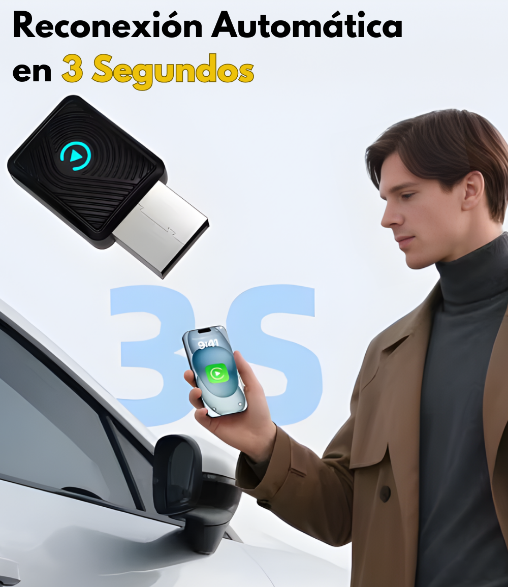 SwiftLink Lite Adaptador USB para Carplay y Android Auto