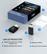 SwiftLink Lite Adaptador USB para Carplay y Android Auto
