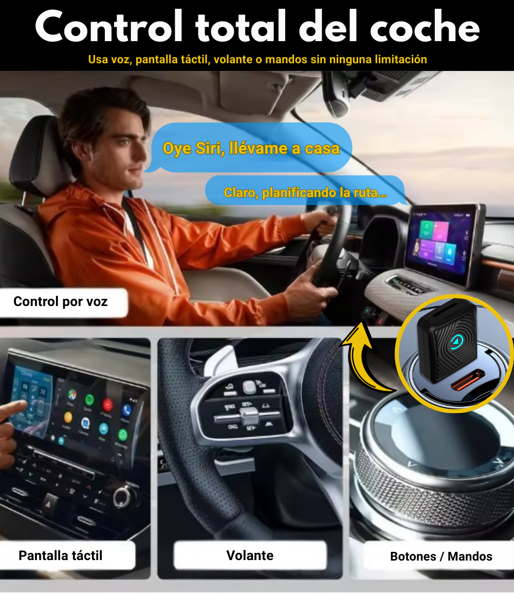 Swiftlink Adapter SwiftLink Lite | Adaptador CarPlay Android Auto Inalámbrico Económico ...