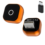 SwiftLink SE Max Adaptador USB para Carplay y Android Auto/Negro-Naranja
