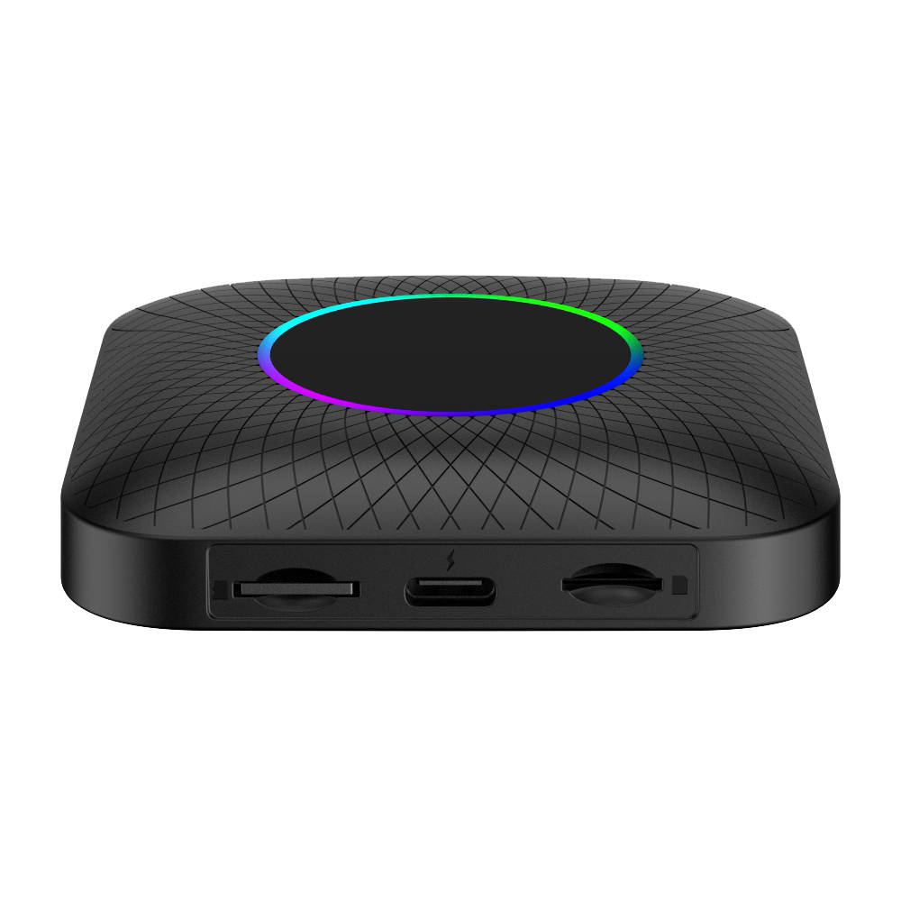 SwiftLink AIBOX 2025 – Adaptador inalámbrico CarPlay y Android Auto | Chip SM6225 | 4GB RAM + 64GB de Memoria | Android 13 | Compatible con más de 800 modelos de coche