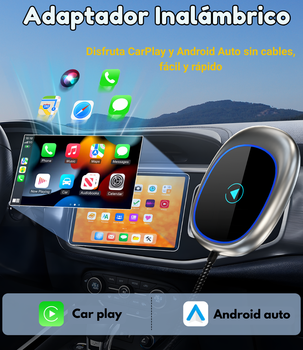 Swiftlink Adapter SwiftLink Pro | Adaptador CarPlay y Android Auto Inalámbrico | Plug ...