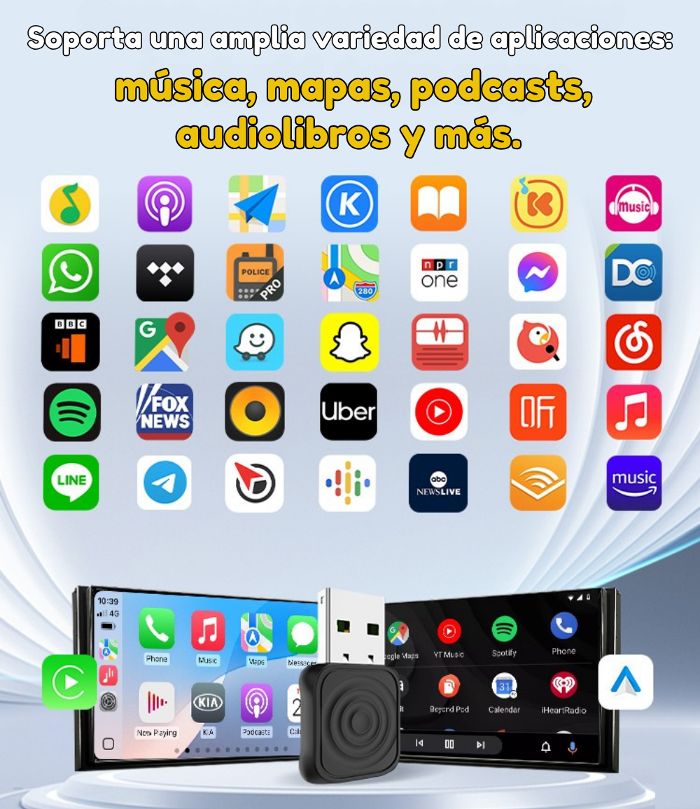 SwiftLink Mini Adaptador USB para Carplay y Android Auto