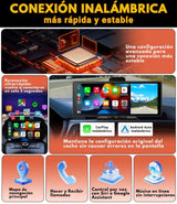 SwiftLink SE Air Adaptador USB para Carplay y Android Auto/Negro-Naranja