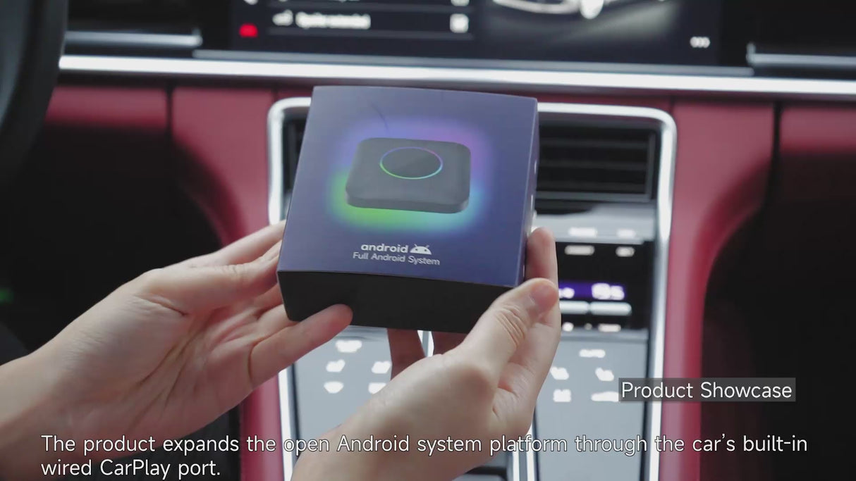 SwiftLink AIBOX 2025 – Adaptador inalámbrico CarPlay y Android Auto | Chip SM6225 | 4GB RAM + 64GB de Memoria | Android 13 | Compatible con más de 800 modelos de coche